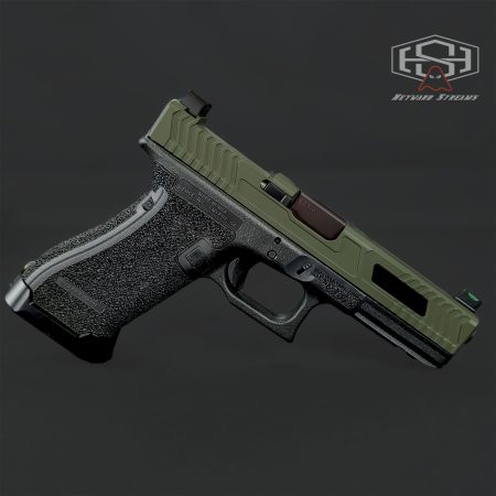 Custom Glock 17 Gen 4  MOS– Exclusive OEM Slide Cuts, Precision Frame Work