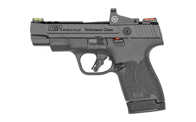 S&W PC SHIELD 9MM 4" 13R BK RD DOT