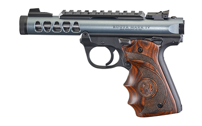 RUGER MRK IV LITE 22LR 4.4" GRY WD