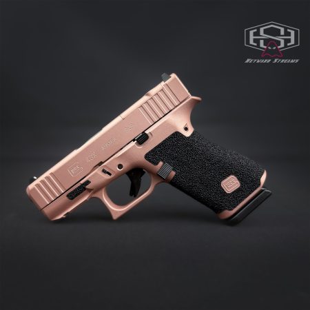 Custom champagne Pink 43x mos stippled
