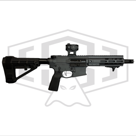 Sniper Grey AR Pistol with Scope