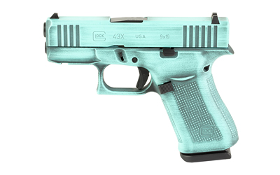 GLOCK 43X 9MM 10RD ROB EGG BLUE BW