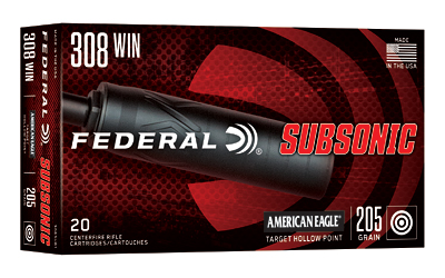 FED SUBSONIC 308WIN 205GR THP 20/200