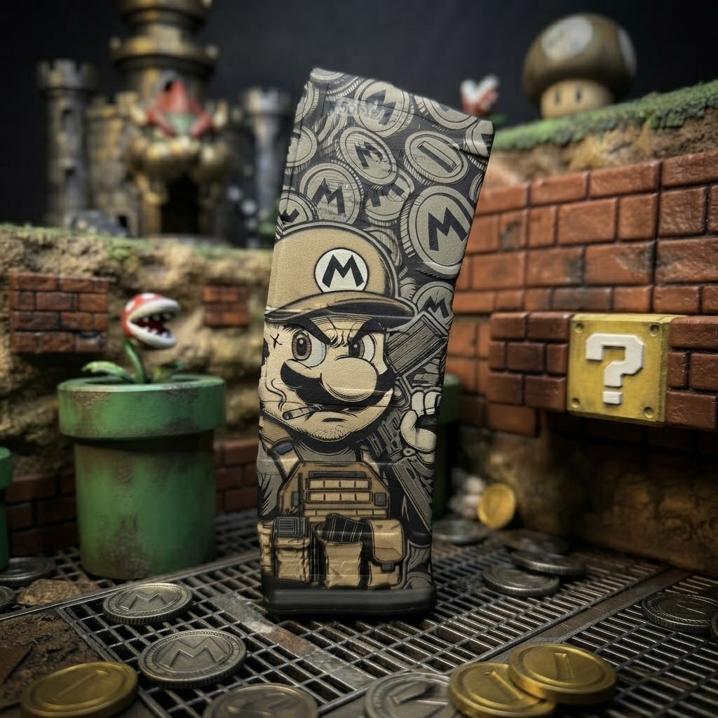 Custom Tactical Mario PMAG 30 AR/M4 | 5.56 & .300 BLK
