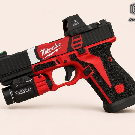 Unique Custom Glock 17 Gen 5 — Milwaukee-Themed Edition