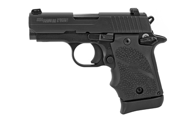 SIG P938M 9MM 7RD 3" BLK RBR NS MA
