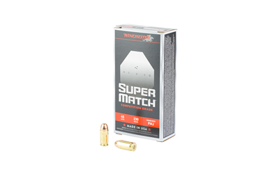 WIN SUPER MTCH 45ACP 230GR RN 50/500