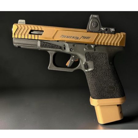 Glock 19 Custom|Precision-milled OEM SLIDE| Burnt Bronze Cerakote
