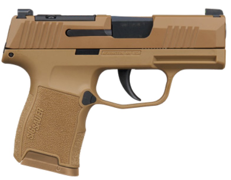 SIG P365 3.1" 9MM COYOTE OR 10RD