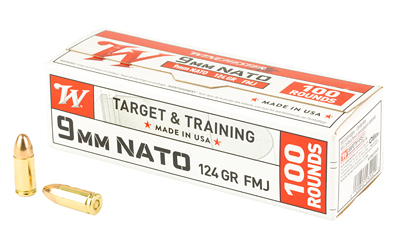 WIN USA 9MM NATO 124GR FMJ 100/1000
